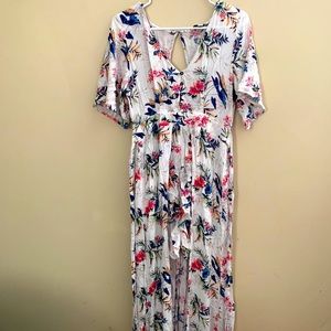 American eagle romper maxi dress